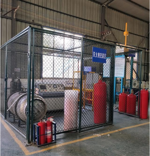 七氟丙烷藥劑充裝步驟