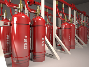 分享七氟丙烷滅火系統(tǒng)（有管網(wǎng)